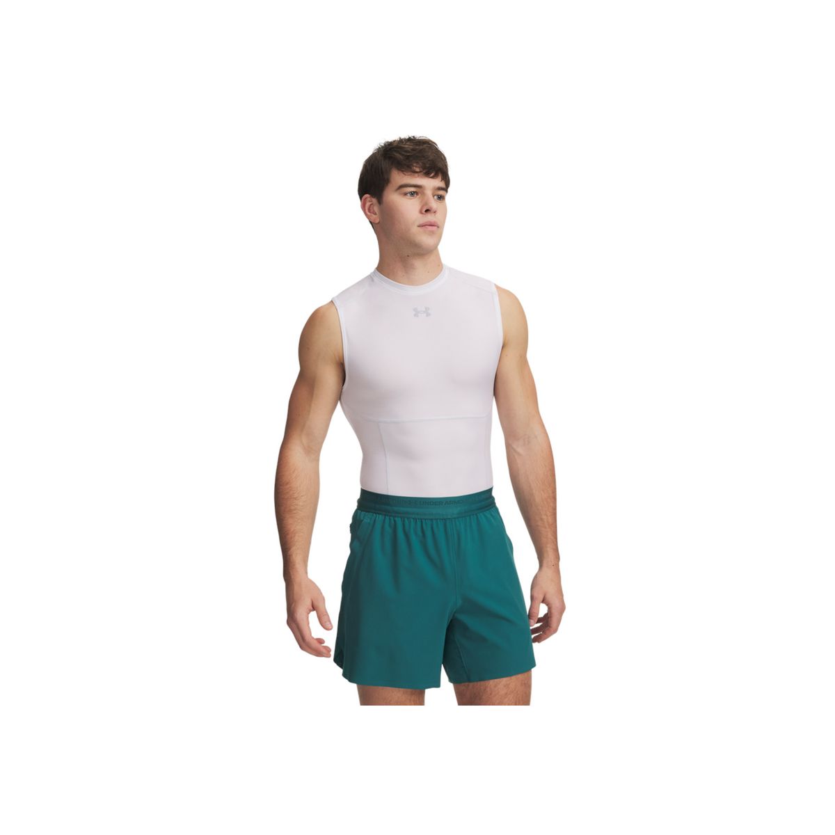 UNDER ARMOUR - Camiseta Hombre Under Armour HG ELITE COMPRSSN SL Blanco 2 UNDER ARMOUR