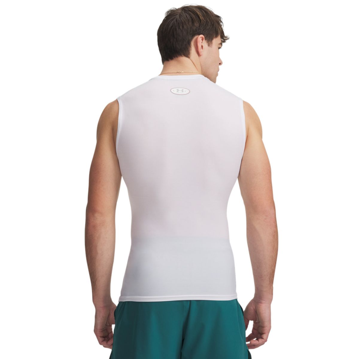 UNDER ARMOUR - Camiseta Hombre Under Armour HG ELITE COMPRSSN SL Blanco 2 UNDER ARMOUR
