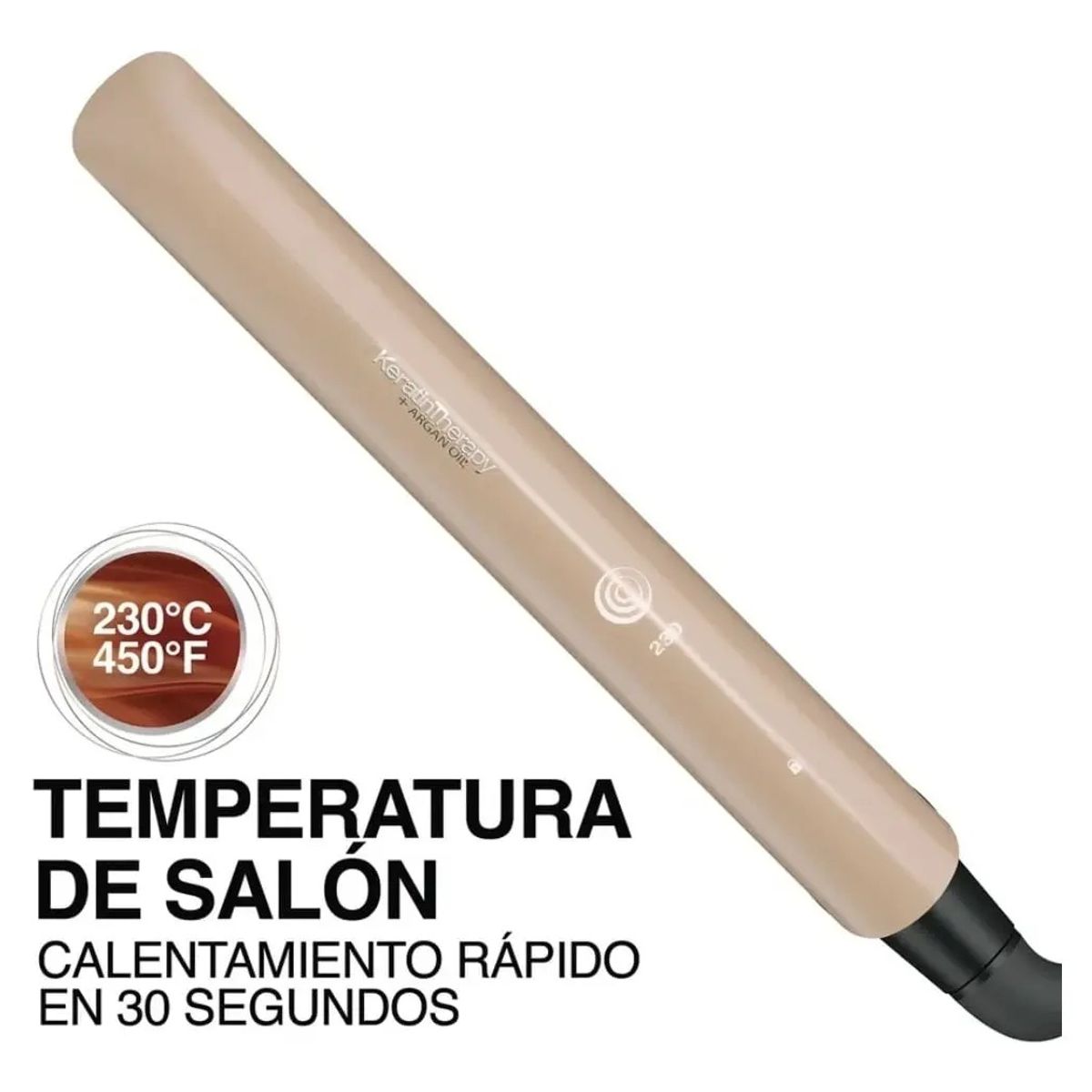 GENERICO - Combo Keratina 3 en 1: Plancha + Cepillo Secador + Organizador - Brillo y Alisado Profesional , Resultado de peluqueria