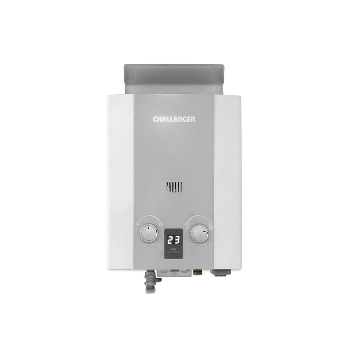 CHALLENGER - Calentador De Paso a Gas Natural CHALLENGER 5.5 Lts Tiro Natural WHN 7054