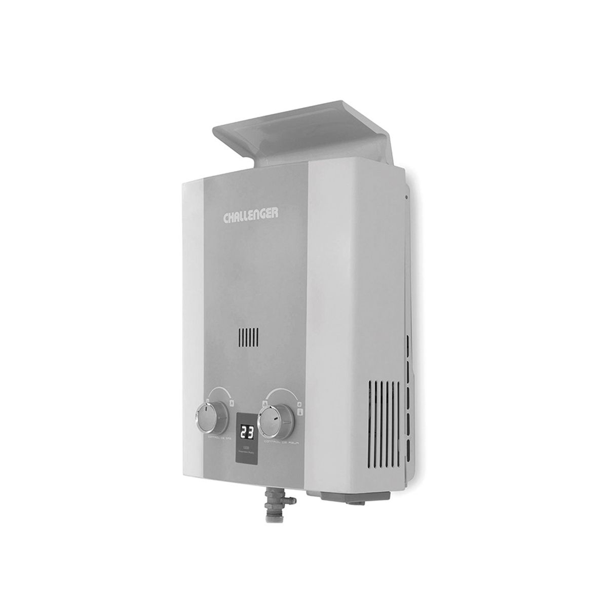 CHALLENGER - Calentador De Paso a Gas Natural CHALLENGER 5.5 Lts Tiro Natural WHN 7054