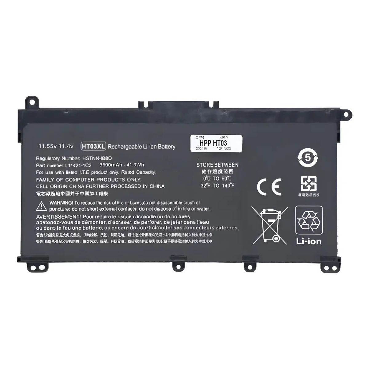 GENERICO - Bateria Premium Para Hp Laptop Model 15-dy