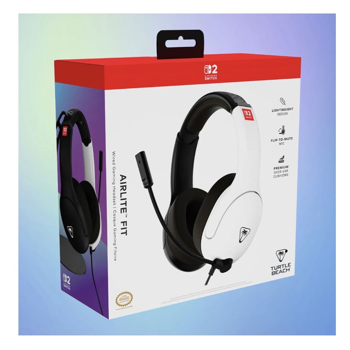 TURTLE BEACH - AUDIFONOS PARA NINTENDO SWITCH CON CABLE Y DISEÑO LIGERO,TURTLE BEACH AIRLITE FIT