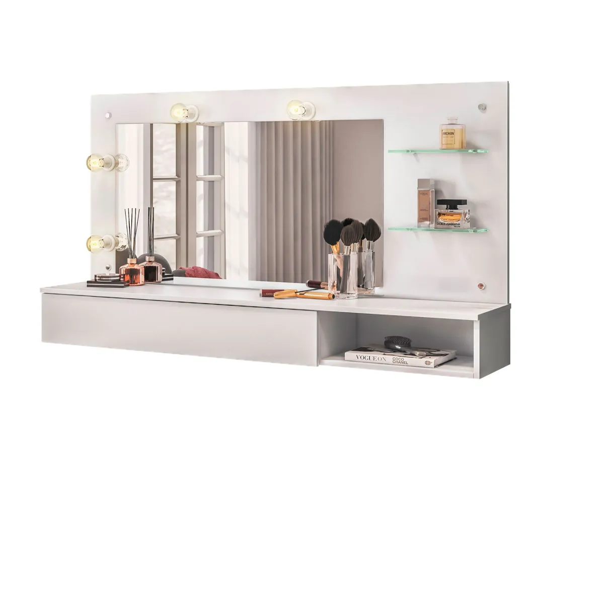 DASH - TOCADOR LUMIERE BLANCO