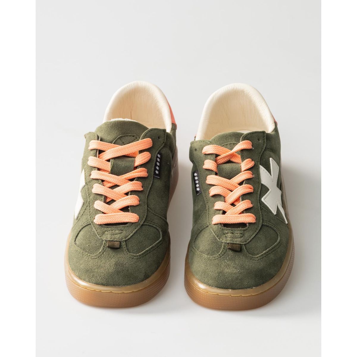 TUS PISOS - Tenis Pisos Para Mujer Sierra oliva coral tiza