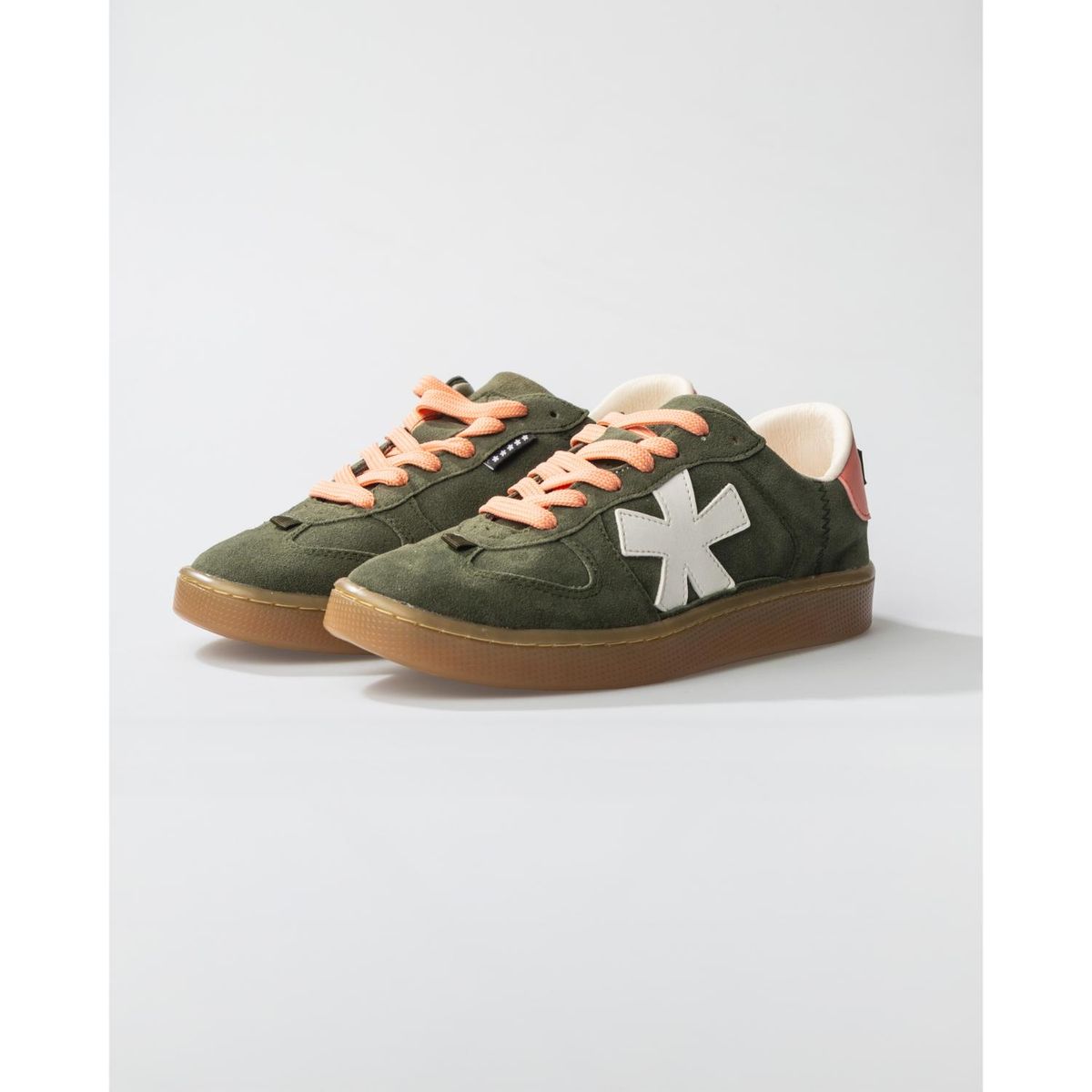 TUS PISOS - Tenis Pisos Para Mujer Sierra oliva coral tiza