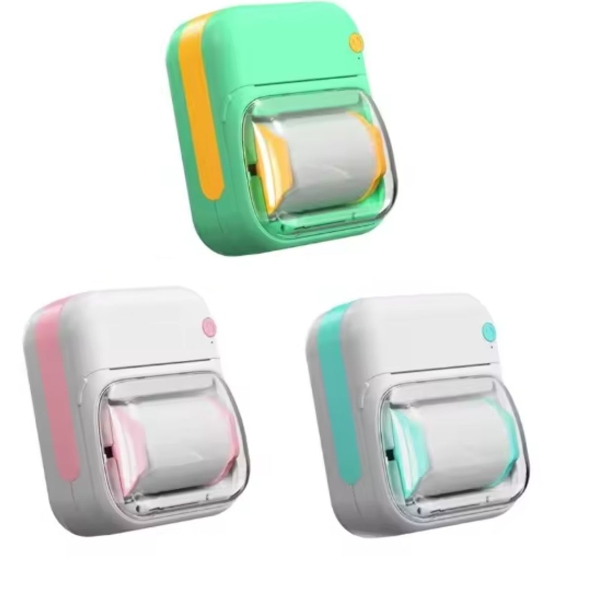 GENERICO - MINI IMPRESORA PORTATIL B3 + PAPEL ETIQUETAS ADHESIVO