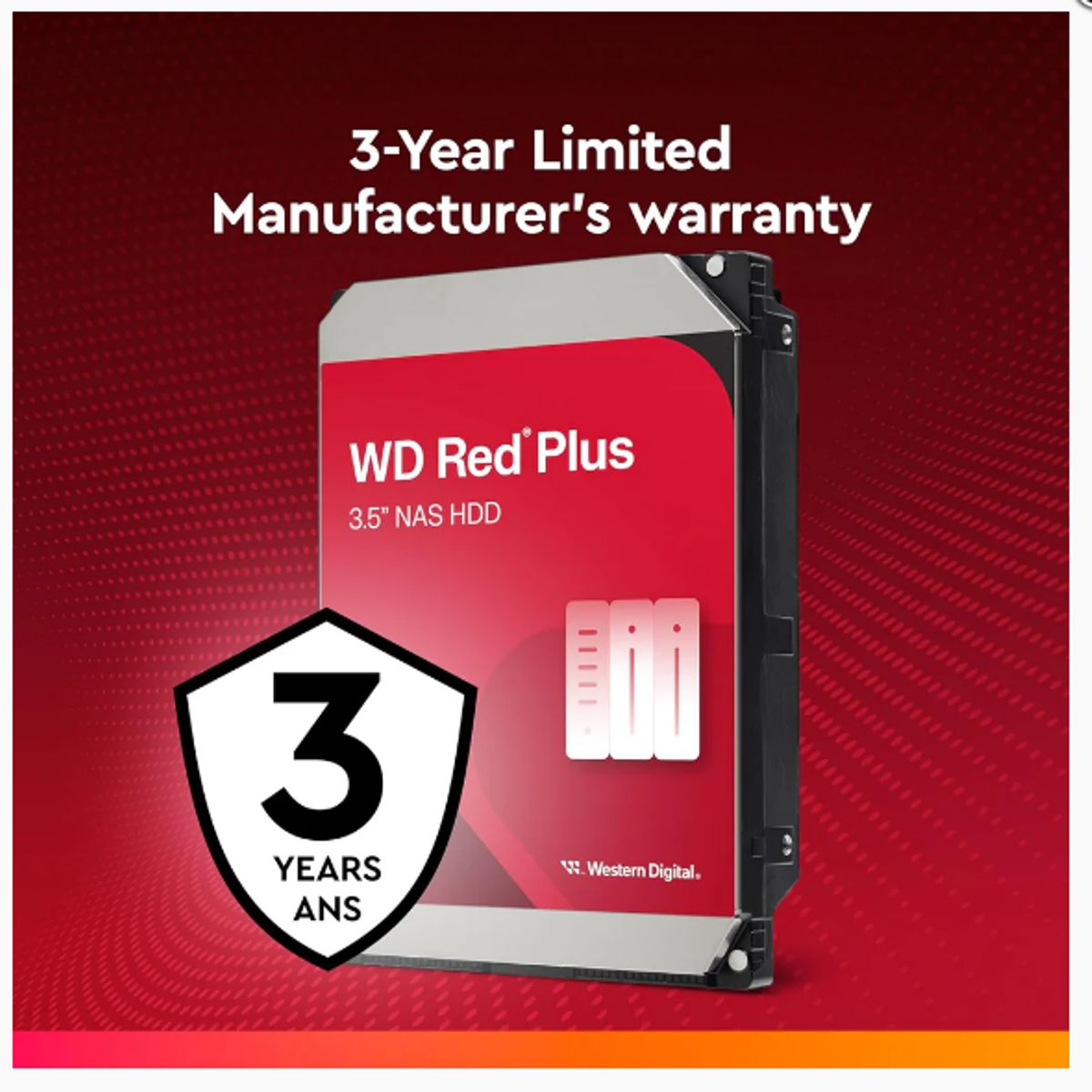 WESTERN DIGITAL - DISCO DURO HDD WESTERN DIGITAL RED PLUS 8TB