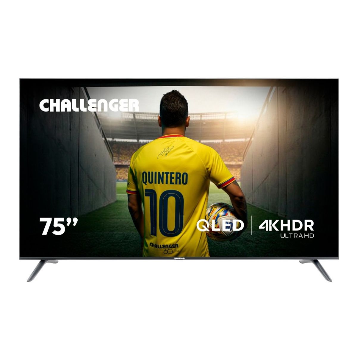 CHALLENGER - Televisor Challenger QLEDG 75TG4770 BT GOOGLETV T2