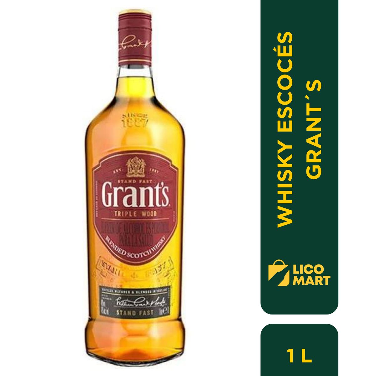 GRANTS - WHISKY GRANT´S 1 LITRO
