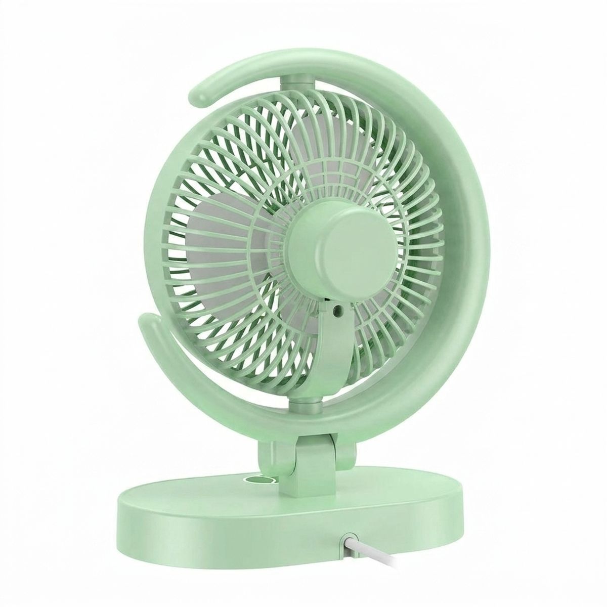 GENERICO - Ventilador Lámpara De Escritorio Recargable Usb Mesa Y Pared