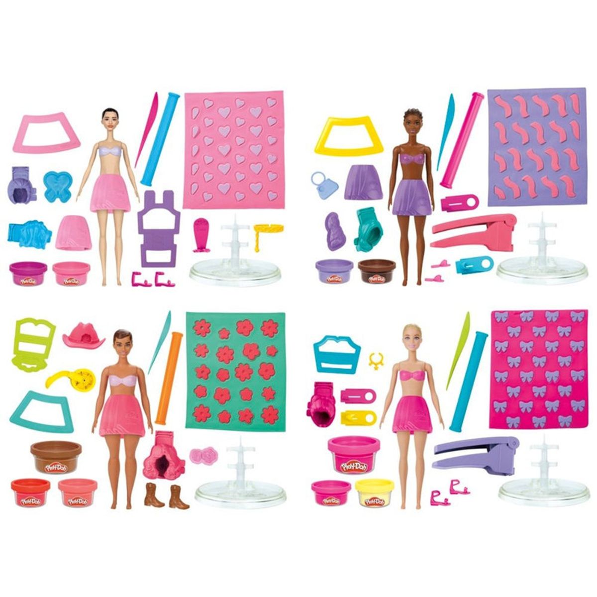 PLAY-DOH - Play-Doh Set de Masa Moldeable Barbie Muñecas Surtido Sorpresa