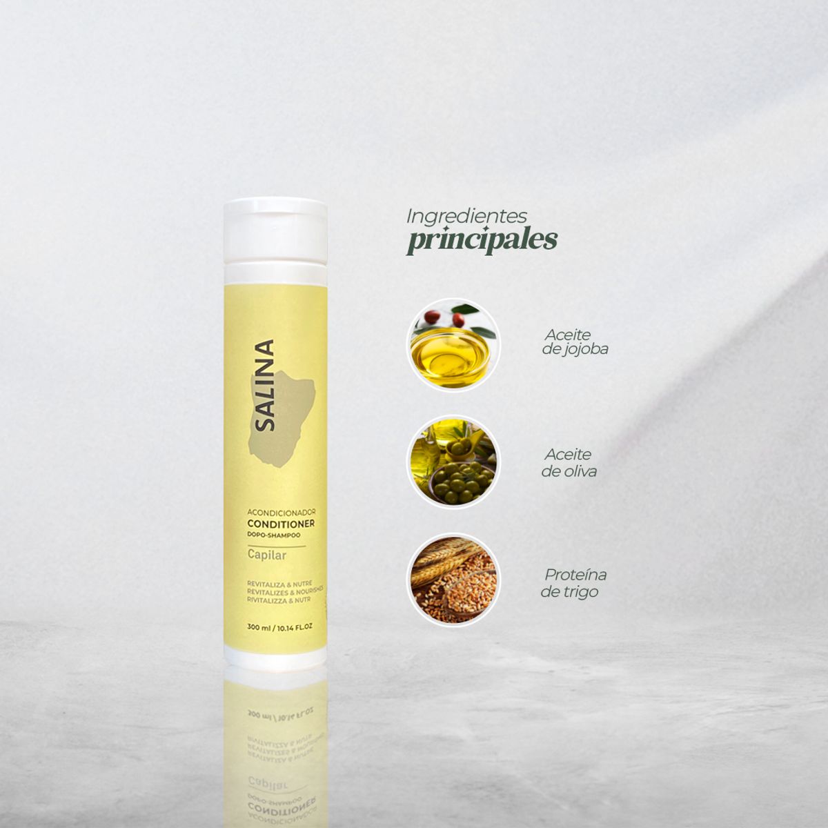LINA ZAPATA LZ - Acondicionador Salina Crespas 300ml