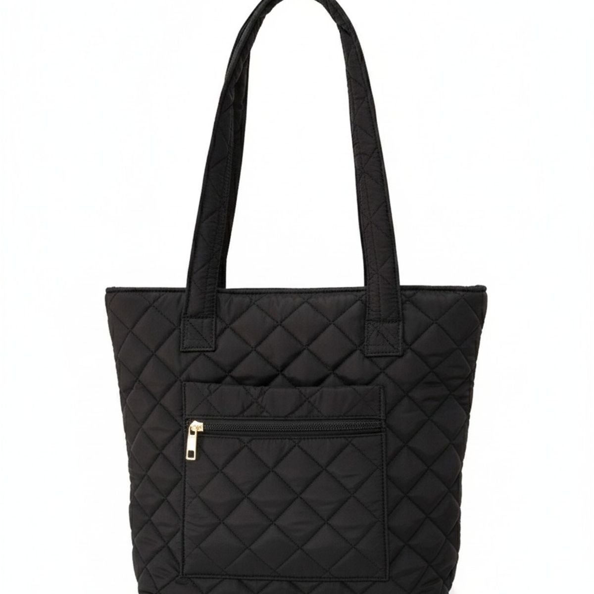 OEM - Bolso Mujer Tipo Tote Negro Acolchado Amplio Con Cremallera  Bolso Casual Elegante Multiuso