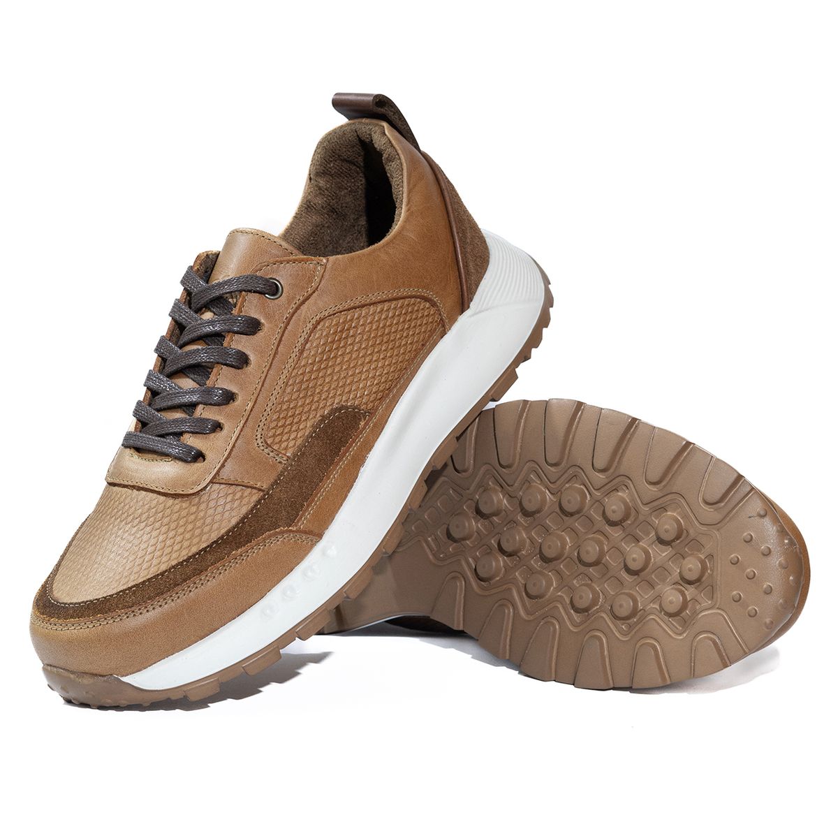 VILLABONR - Tenis Cuero Miel VillabonR VTS-8044