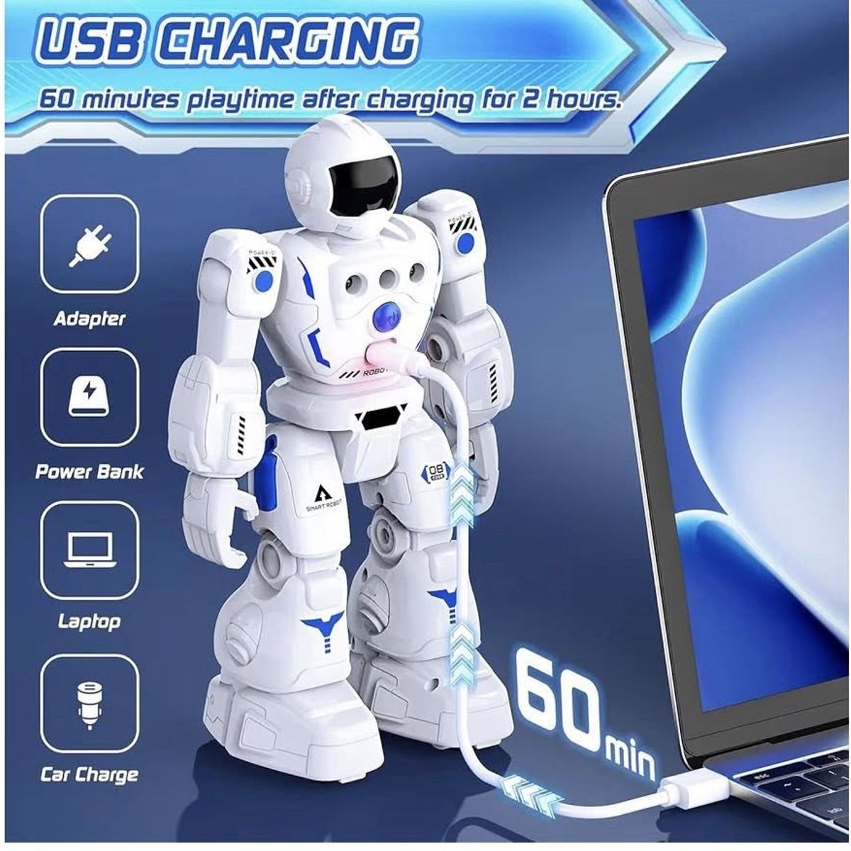 BABARIA - Robot Inteligente Programable para Niños  Control Remoto y Gestos