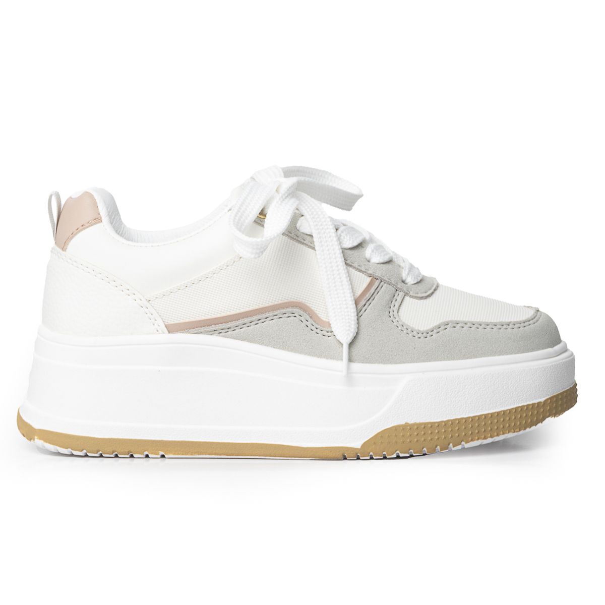 PRICE SHOES - Price Shoes Tenis Urbanos con Plataforma Mujer 822762TALCO