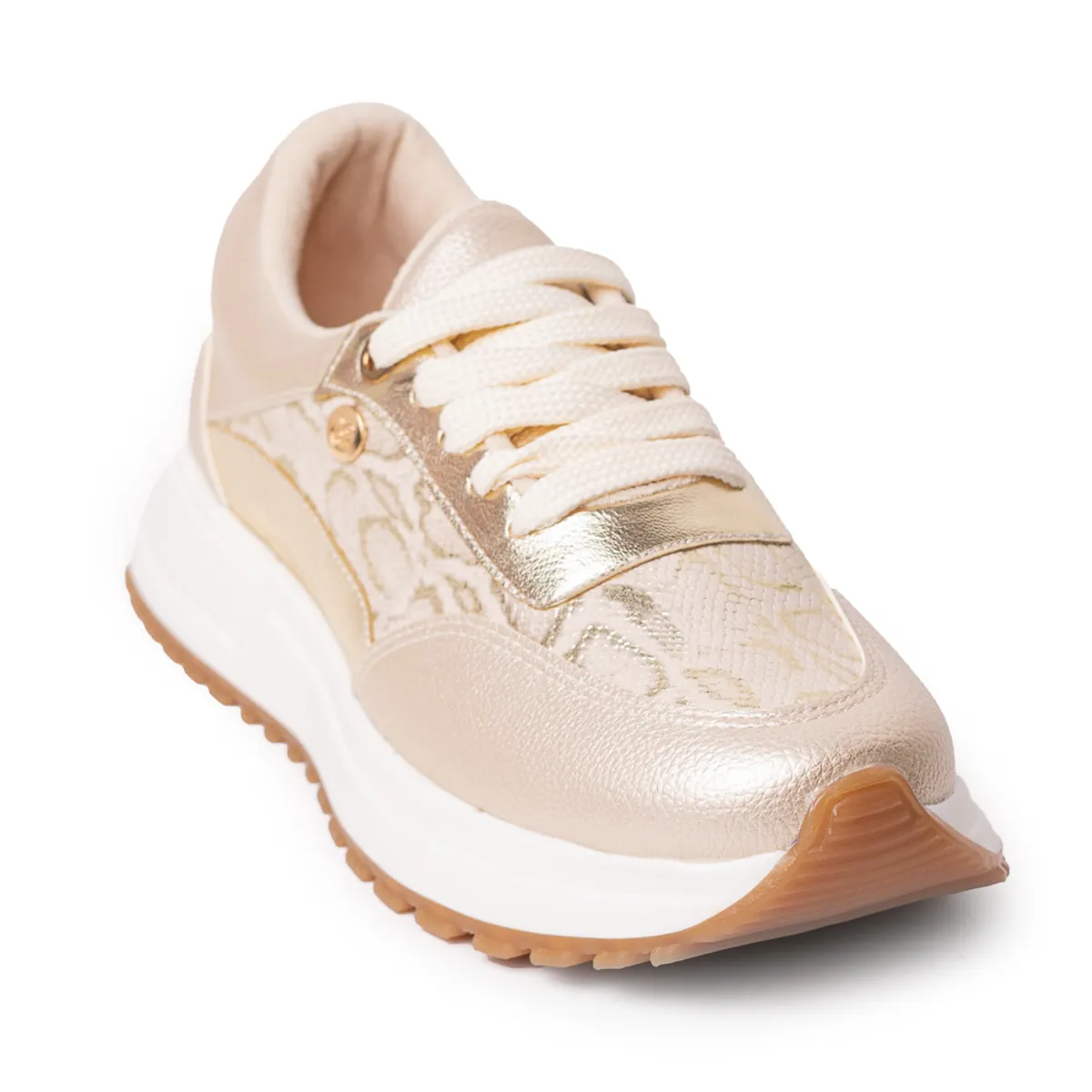 PRICE SHOES - Price Shoes Tenis Urbanos Mujer 282M-536CHAMPANA