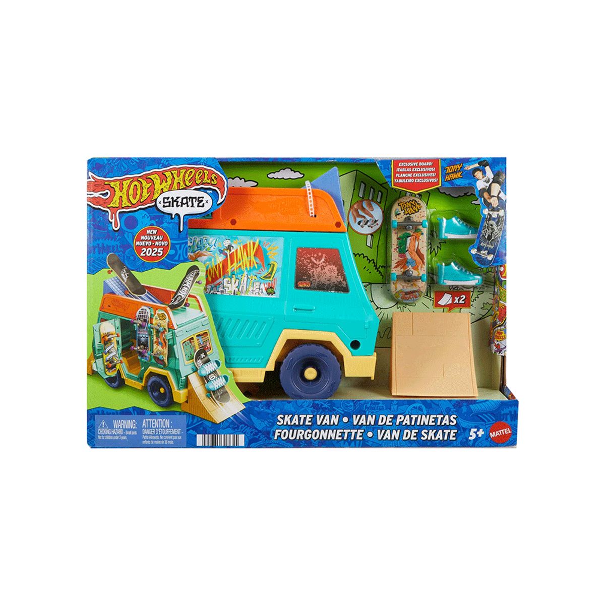 MATTEL - Hot Wheels Conjunto Furgoneta De Skate De Tony Hawk Mattel
