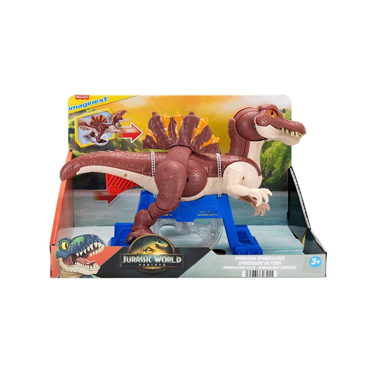 MATTEL - Imaginext Jurassic World Espinosaurio Corredor Mattel