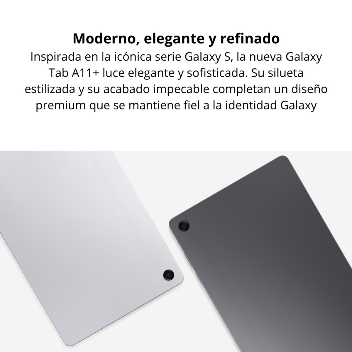 SAMSUNG - Tablet Samsung Galaxy Tab A11+ Wi-Fi Pantalla 11.0 90Hz 256GB 8GB 8MP 7040mAh 25W - Gris