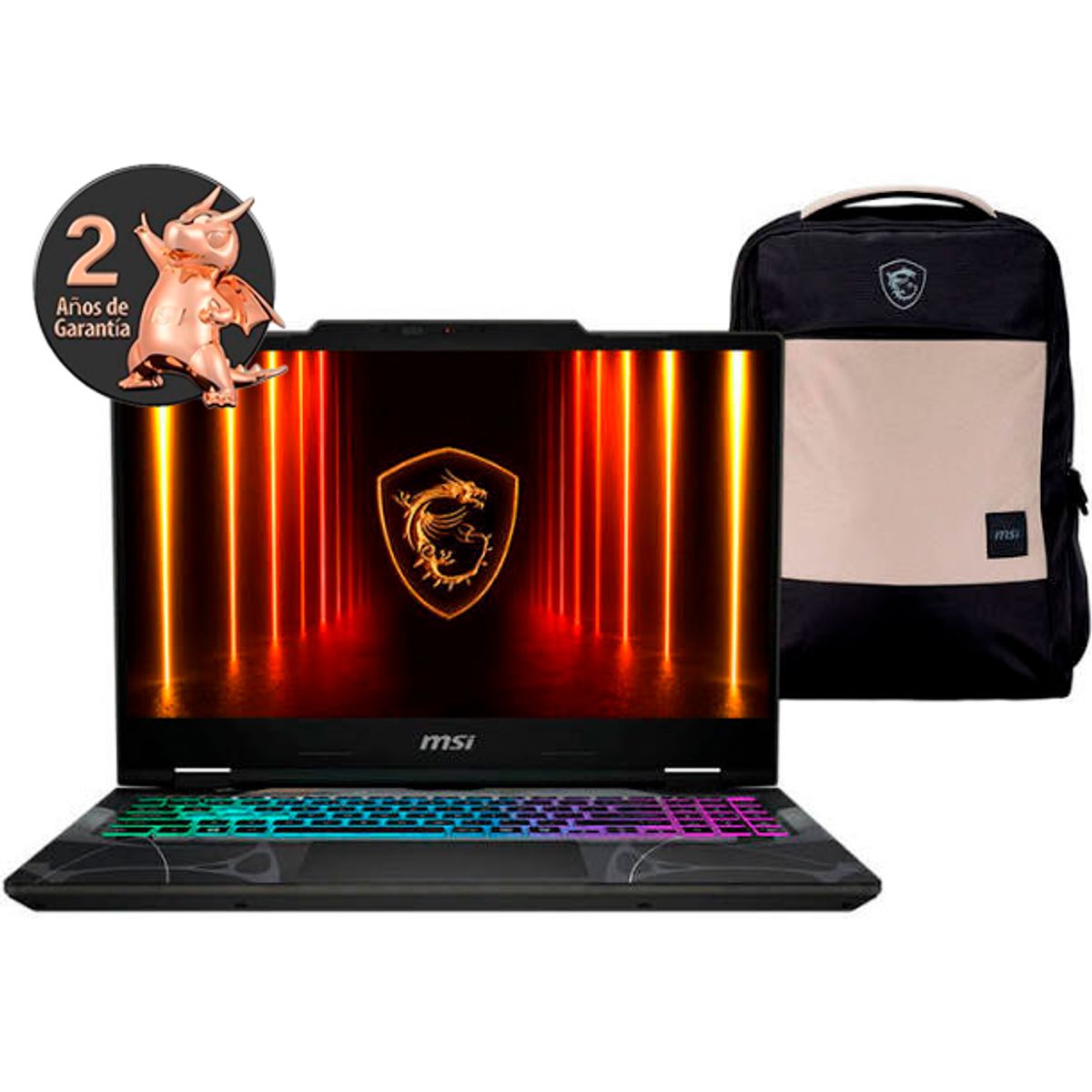 MSI - Portátil Gamer MSI Cyborg 15 Intel Core 5 210H RAM 24GB SSD 256 GB RTX 5050 8 GB