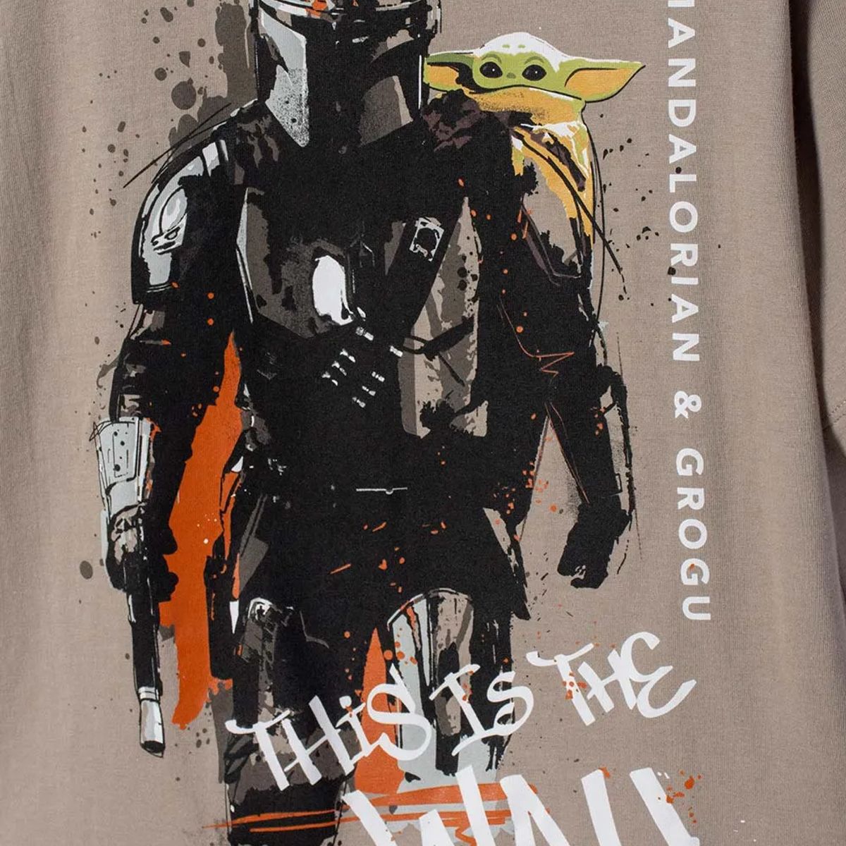 STAR WARS - Camiseta de Mandalorian manga corta verde para niño