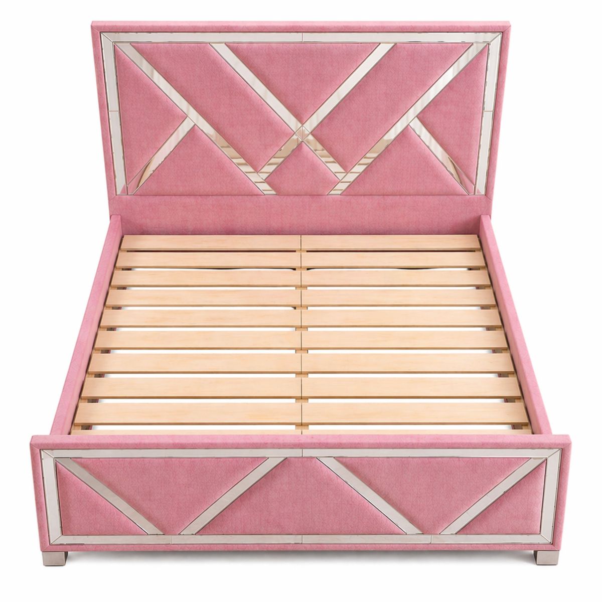 GENERICO - Cama Rosada Espejo Premium