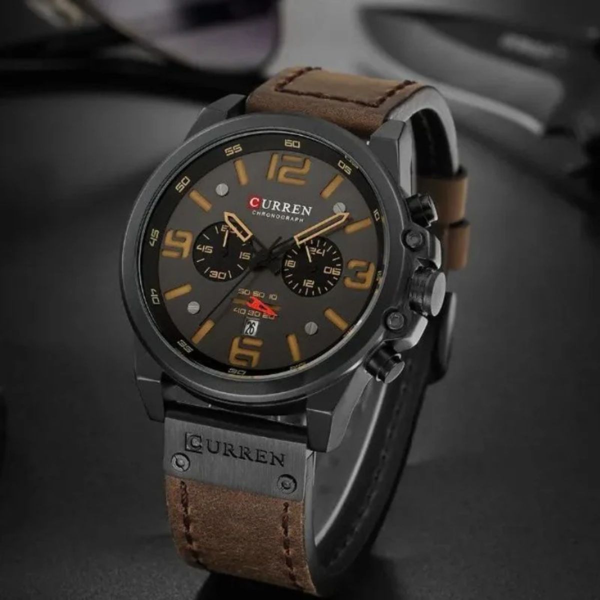 CURREN - Reloj Curren Para Hombre Caf� M-8809