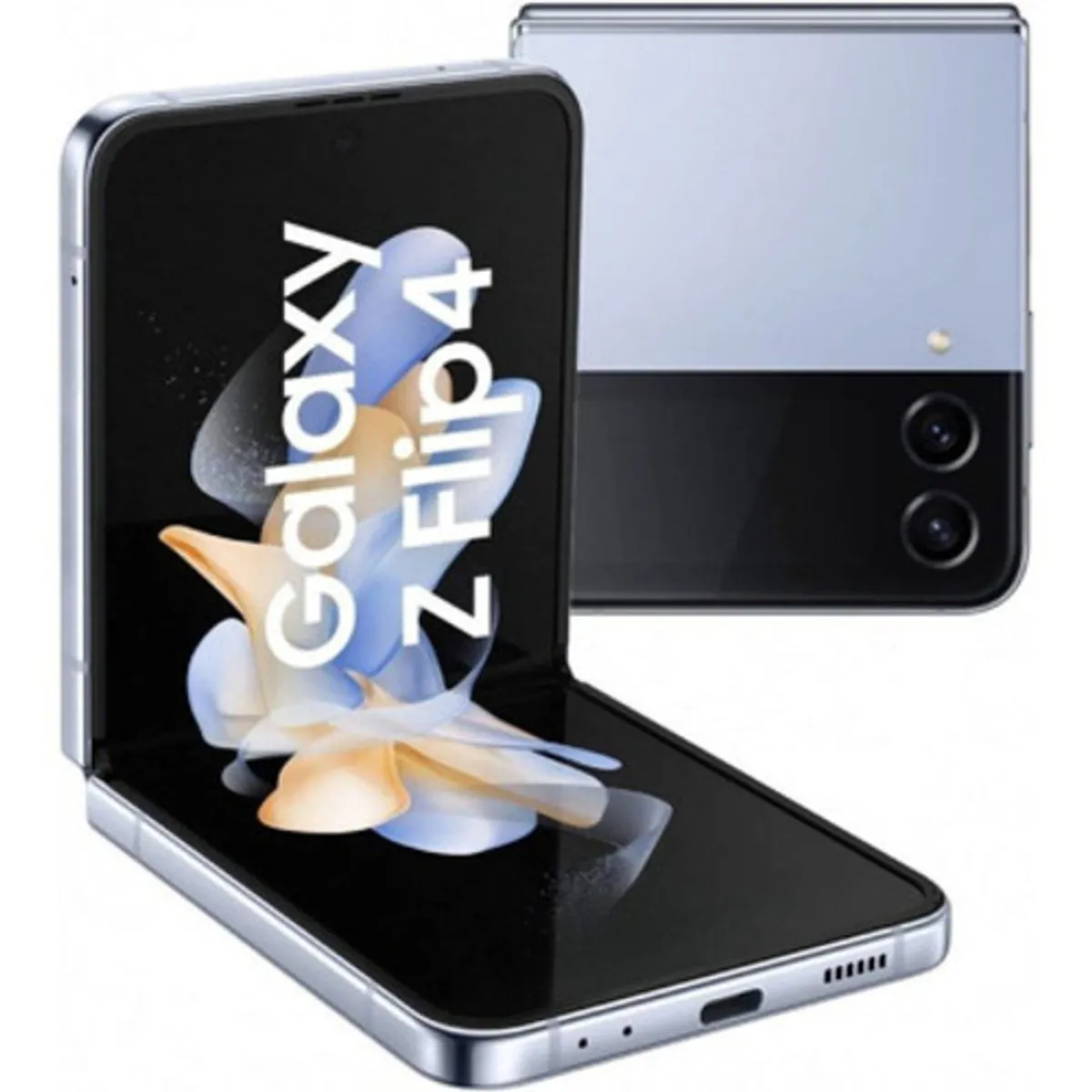 SAMSUNG - Celular Samsung Galaxy Z Flip 4 256 Gb Azul Reacondicionado + Panel Solar