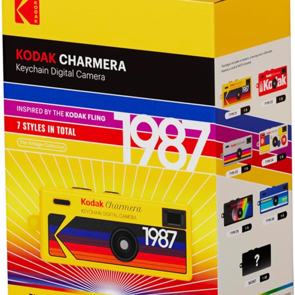 KODAK - Cámara Kodak Charmera Llavero Blindbox Color sorpresa