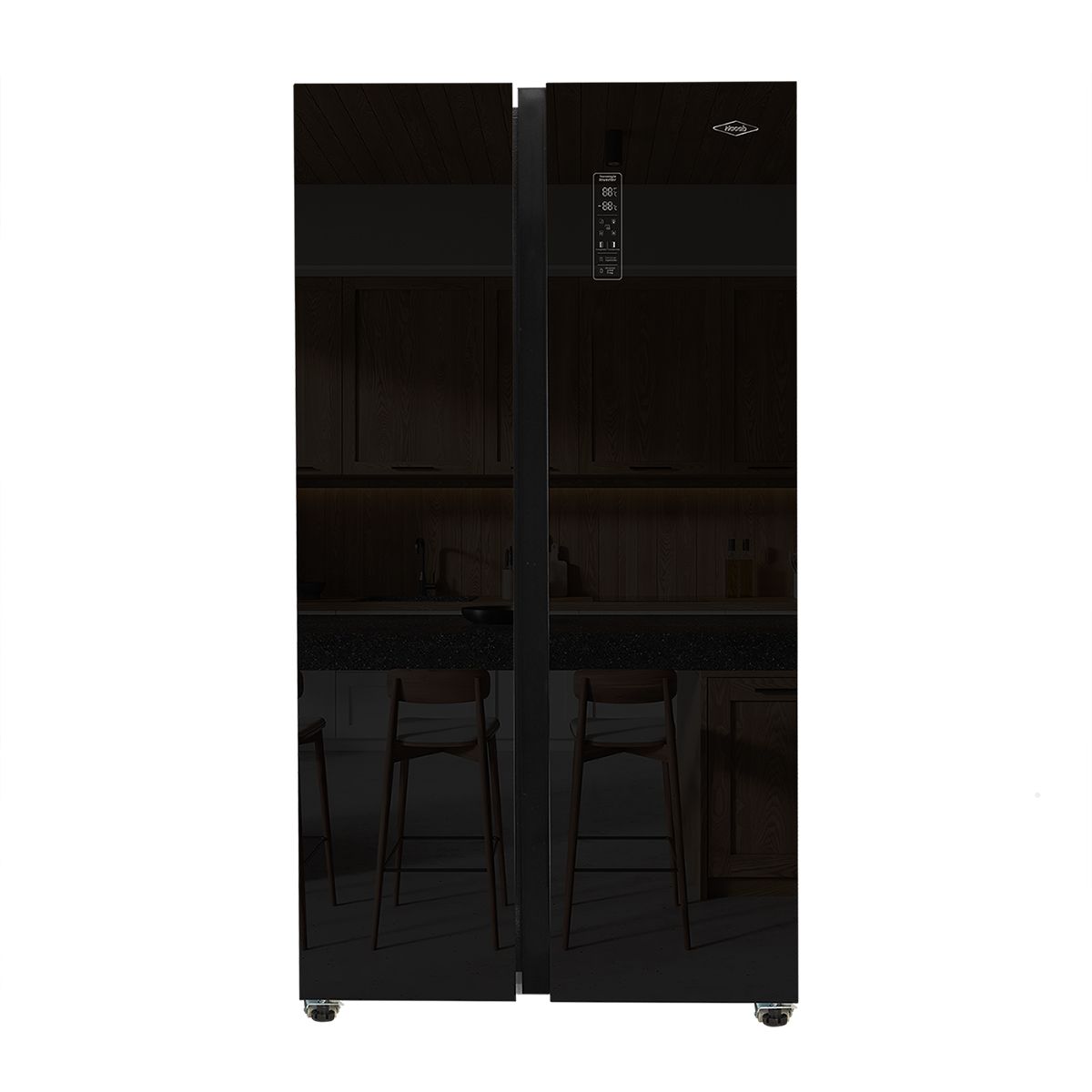 HACEB - Nevecon Haceb 480 Litros Cristal Negro