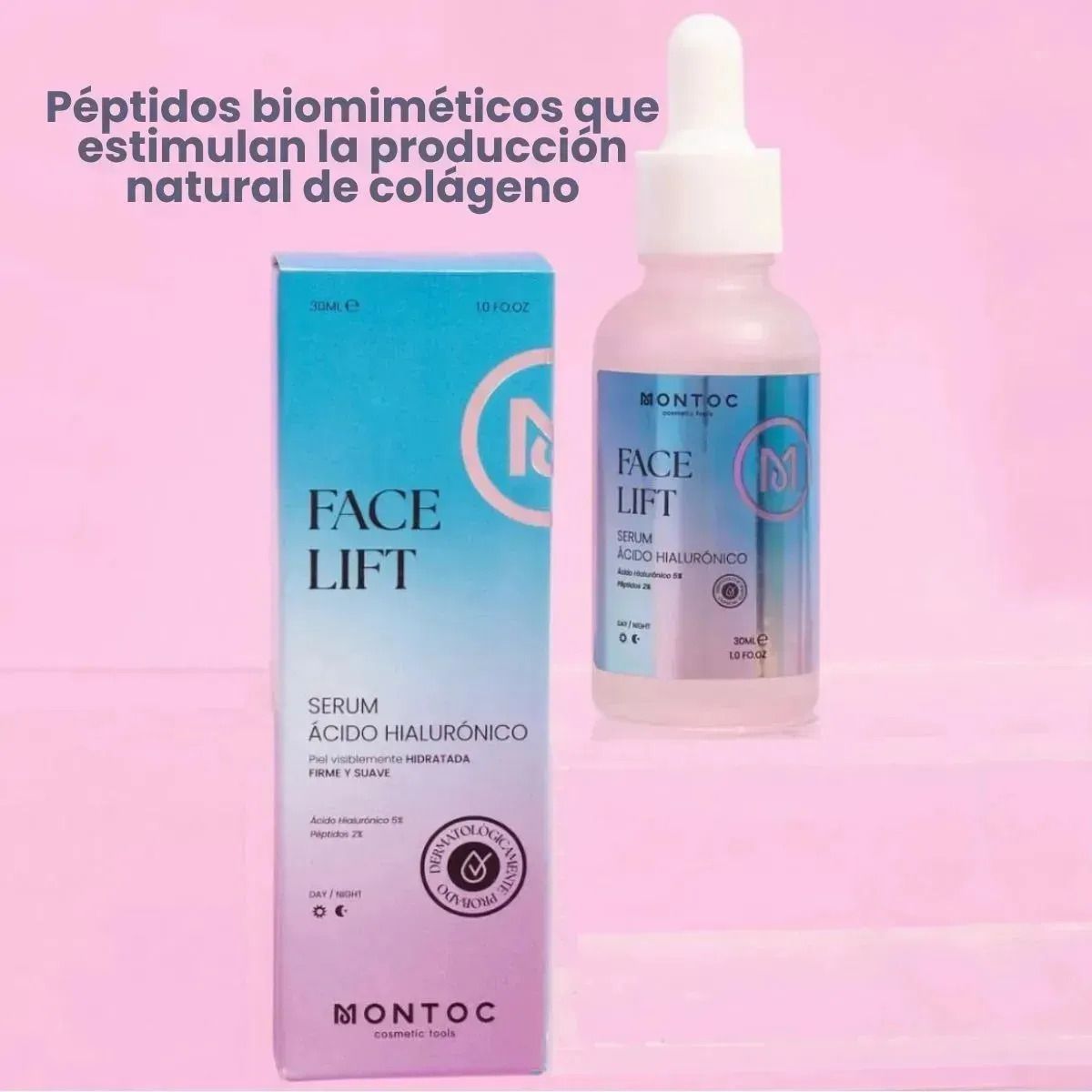 MONTOC MAKEUP - Ácido Hialurónico Facial Limpiador Facial Piel Grasa Suave