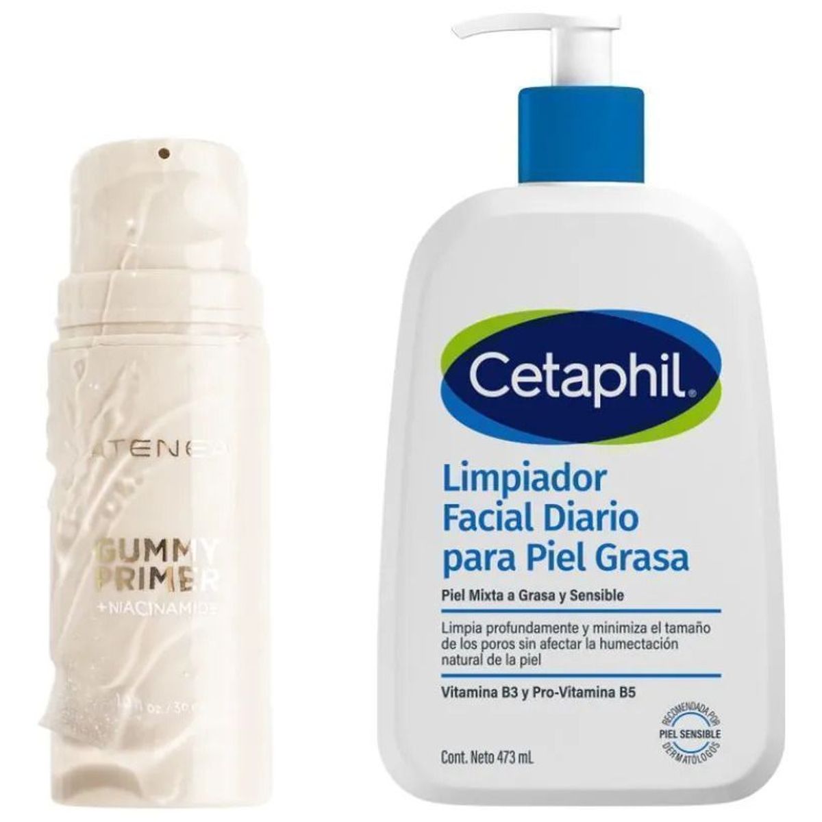CETAPHIL - Primer Maquillaje Con Niacinamida Limpiador Facial Cetaphil