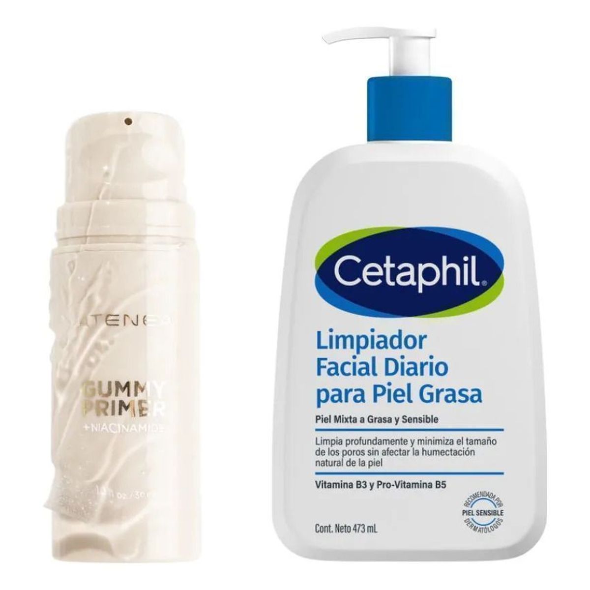 CETAPHIL - Primer Maquillaje Con Niacinamida Limpiador Facial Cetaphil