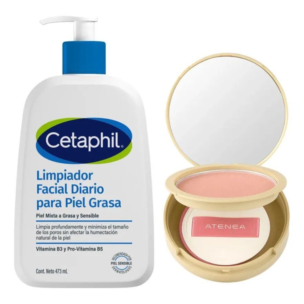 ATENEA - Polvo Gel Matificante Atenea Limpiador Facial Piel Grasa