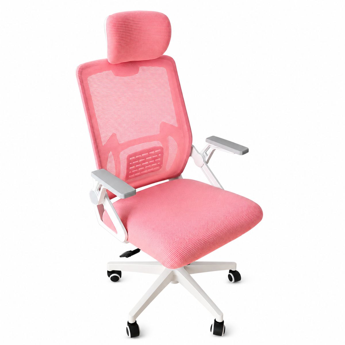 GENERICO - Silla De Oficina Ergonómica Lumi Reclinable Con Soporte Lumbar Y Malla