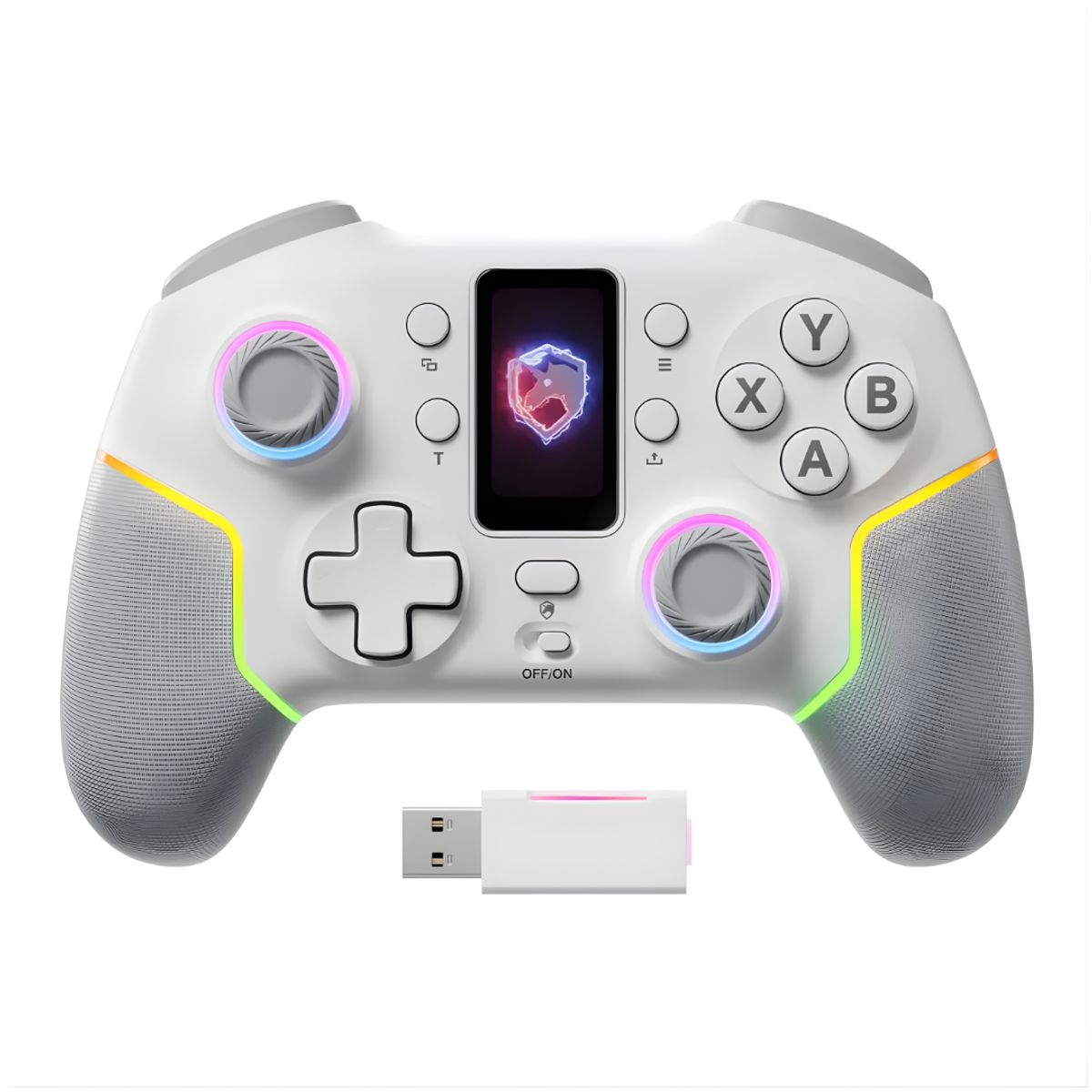 GENERICO - Control Gamer Bluetooth Rgb EchtPower Hall Perfect+ Receptor