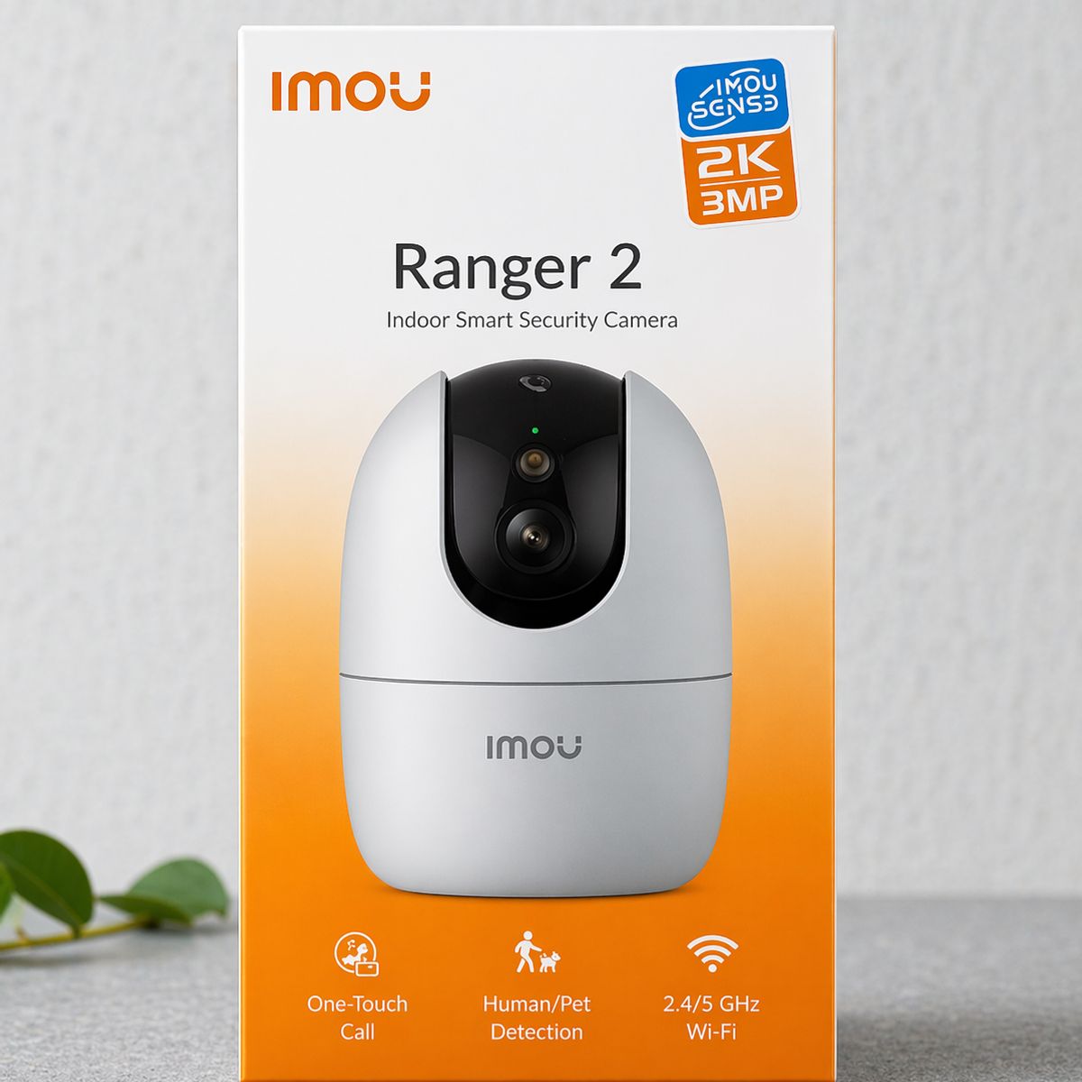 IMOU - Cámara de Seguridad IMOU Ranger 2 (3MP) Audio WiFi + MicroSD 128GB Full Vista