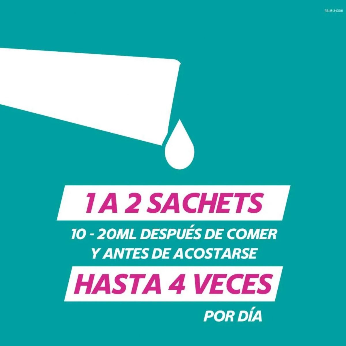 GAVISCON - Gaviscon Doble Acción 12 Sobres Antiácido En Sachets Menta