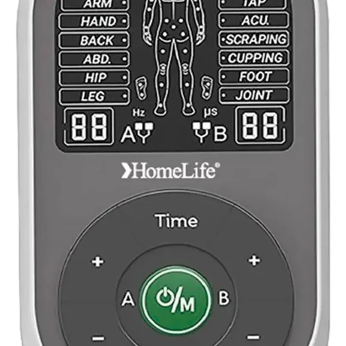 HOME LIFE - Dispositivo De Terapia Tens Ems Y Masajeador 3 En 1 Homelife HM14000 JPD-ES230 FISIOLIFE