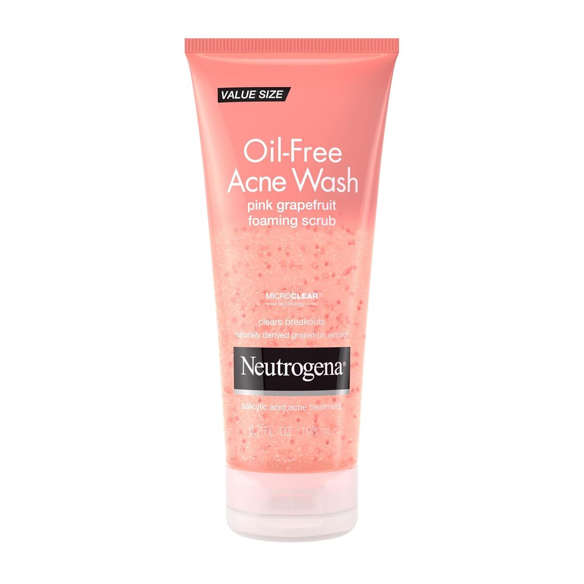 NEUTROGENA - Limpiador facial de Neutrogena para el acné sin aceite, Rosado