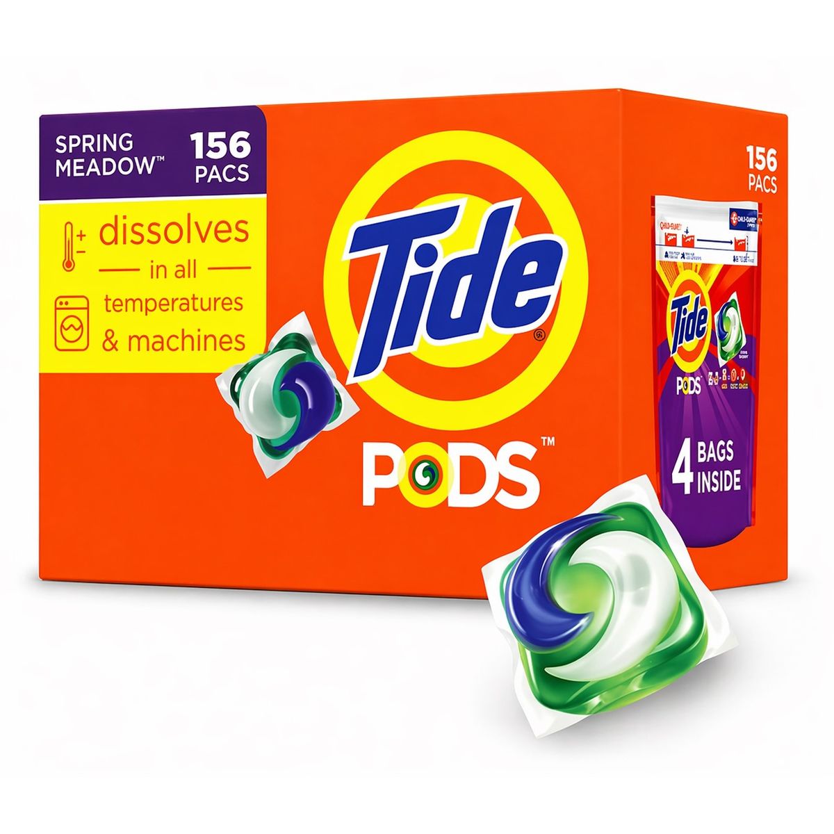 PROCTER & GAMBLE - Detergente Ropa Tide x 156 Pods