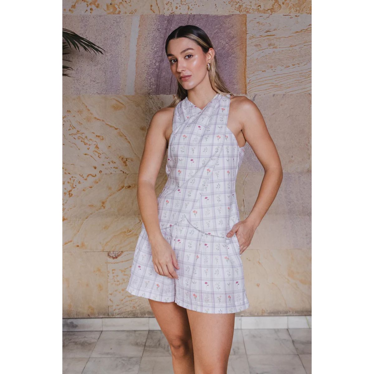 FARIDE - Blusa Castana