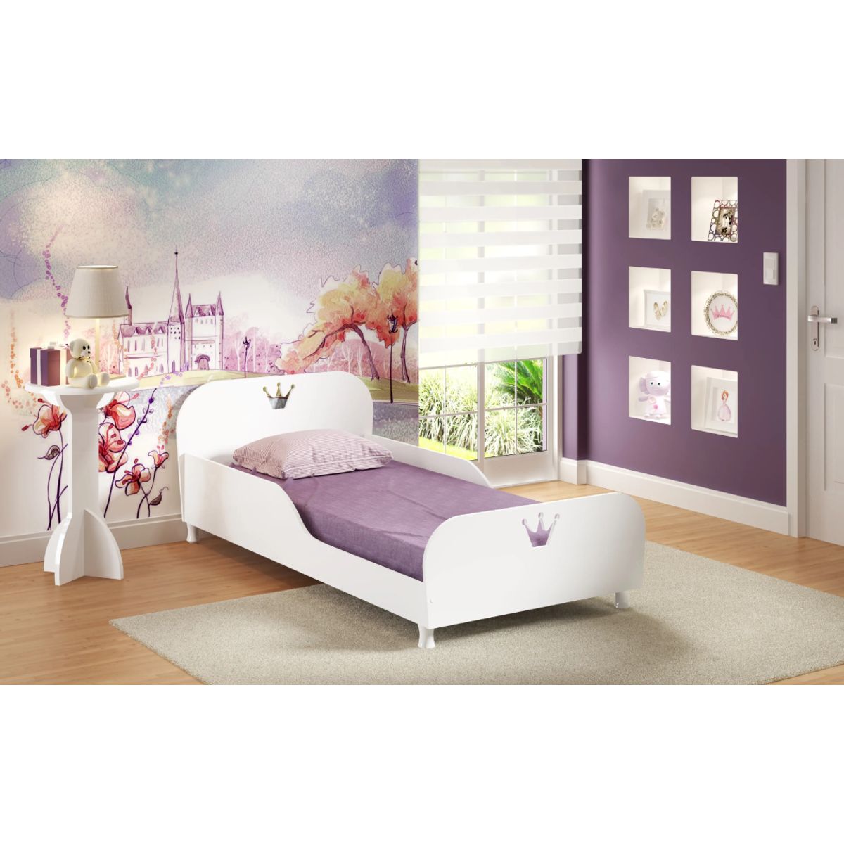 AKIVOY - CAMA SENCILLA  PRINCESA PARA COLCHON 190 x 90