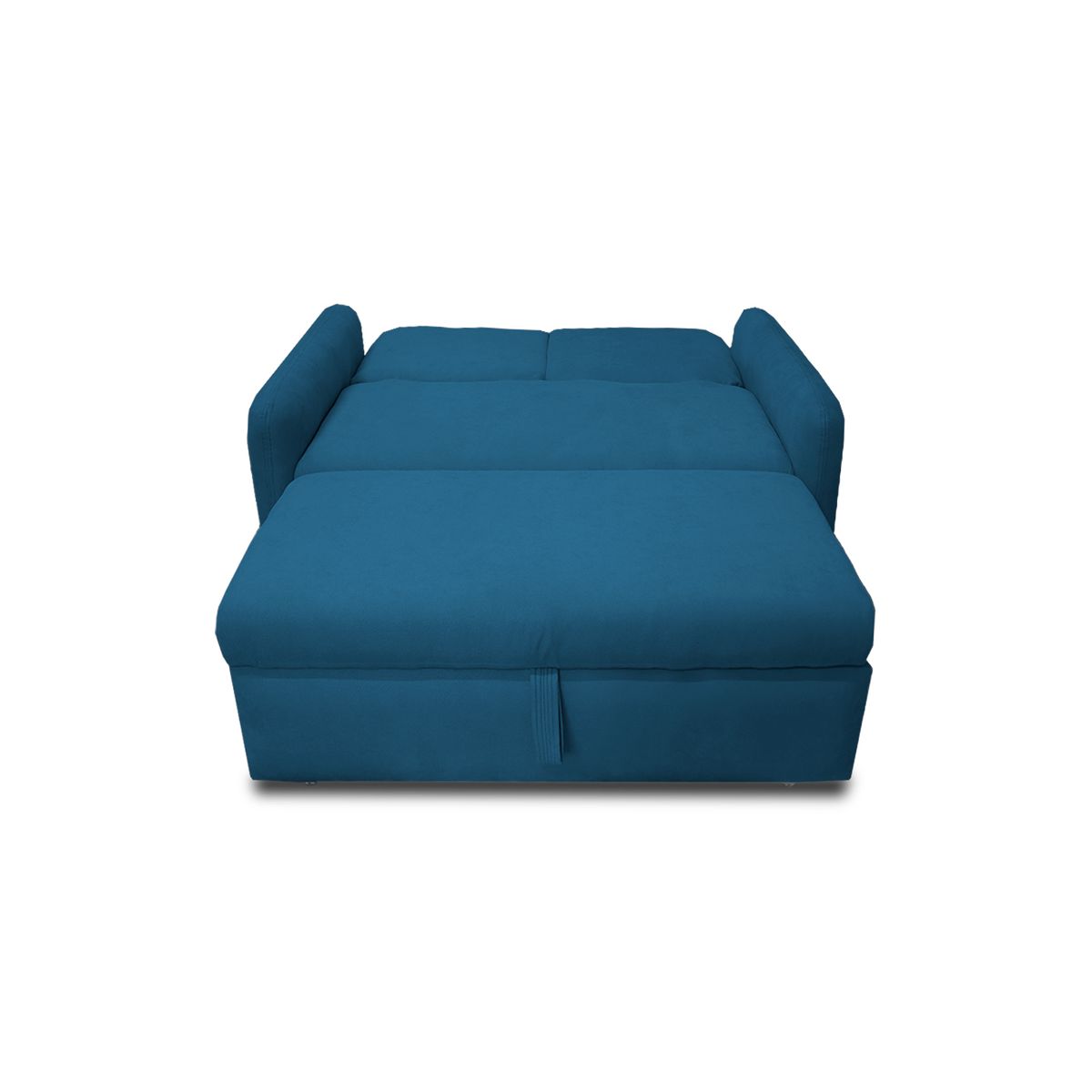 GENERICO - Sofacama Nube Multifuncional Carrito Reclinable Azul Petroleo + Cojines