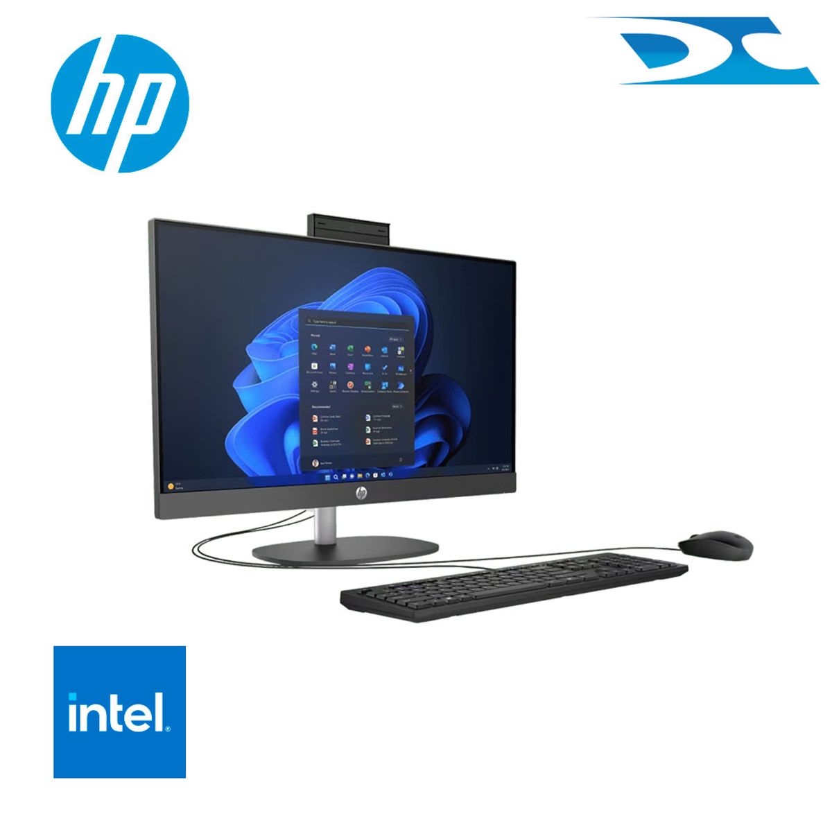 HP - All In One HP PRO ONE 240 G10 Intel Ultra 7 /Ram 8GB/512GB SSD/ 24” /FREE