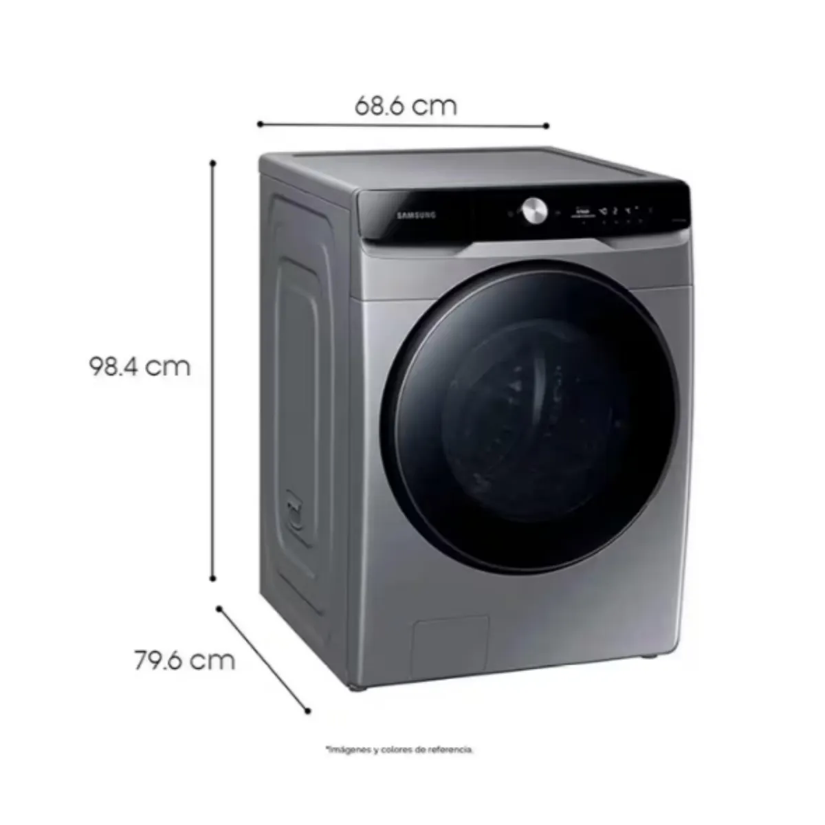 SAMSUNG - Lavadora Secadora SAMSUNG Carga Frontal 22 Kilos WD22T6500GP/CO