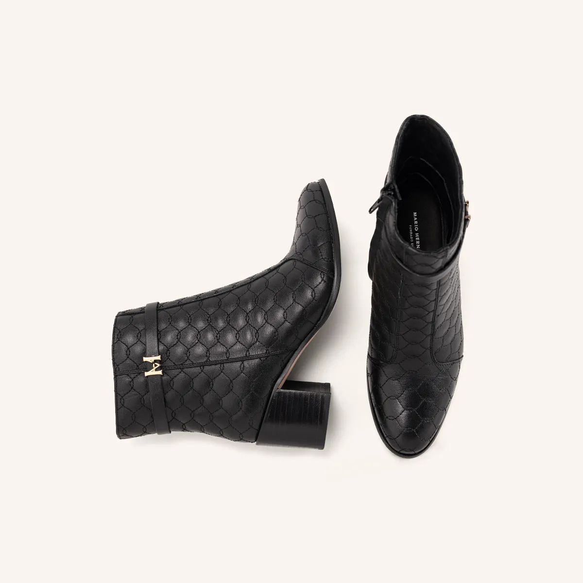 MARIO HERNANDEZ - Botas Alas Palenque Negro Glamour