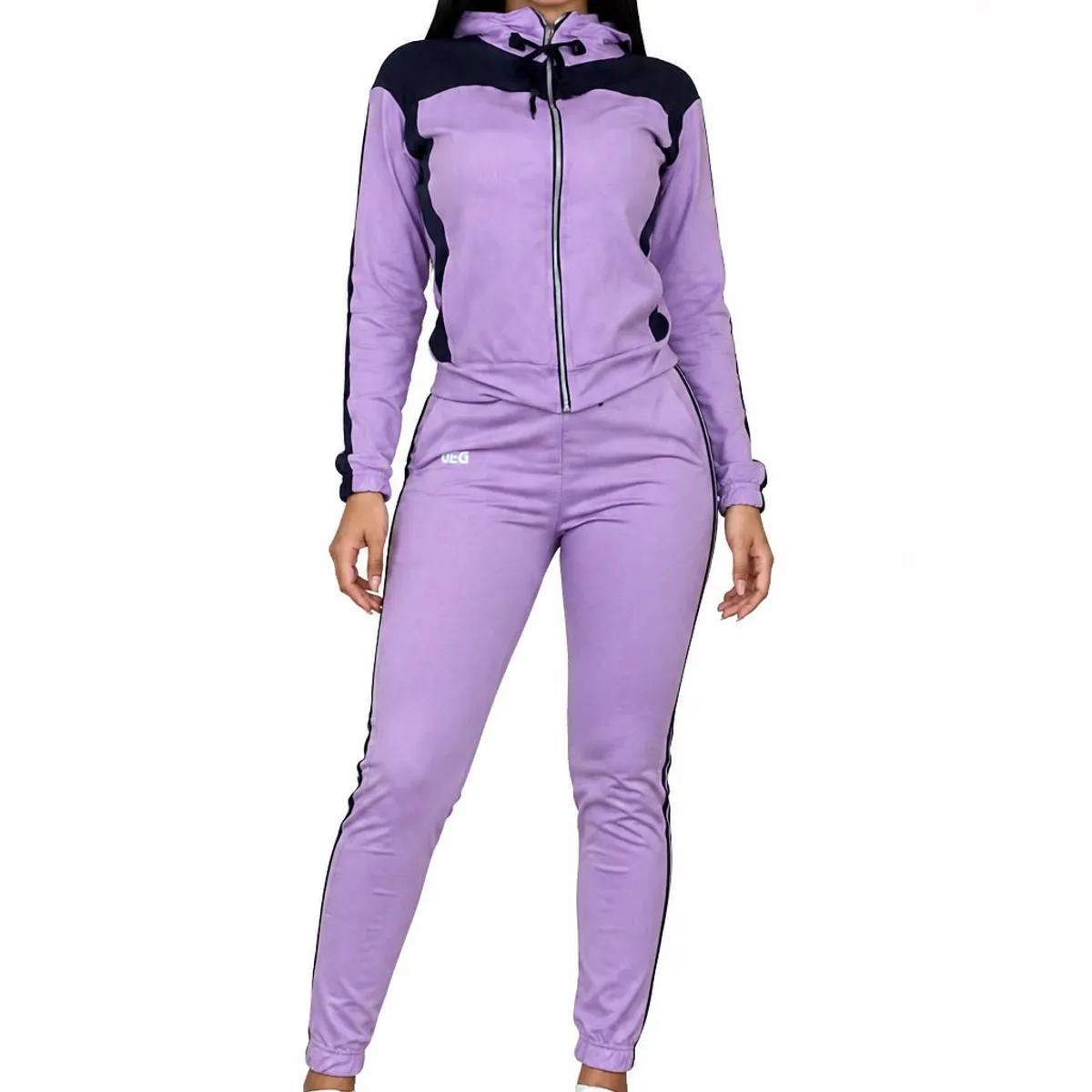 MODA EN CIRCUITO - Conjunto Deportivo o Sudadera Licrada para Mujer con Chaqueta